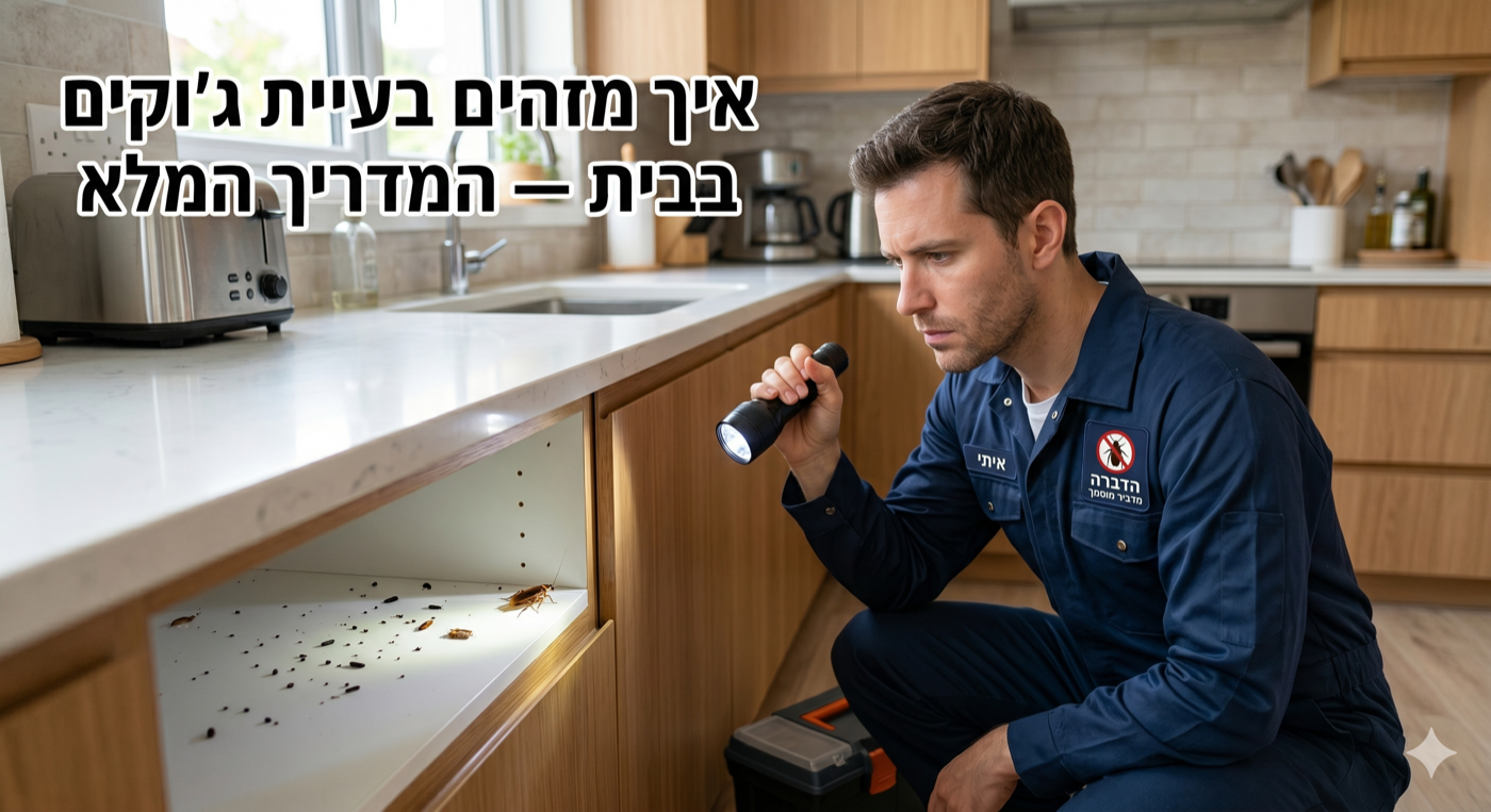 מדריך לזיהוי בעיית ג׳וקים בבית — סימנים מוקדמים ואבחון